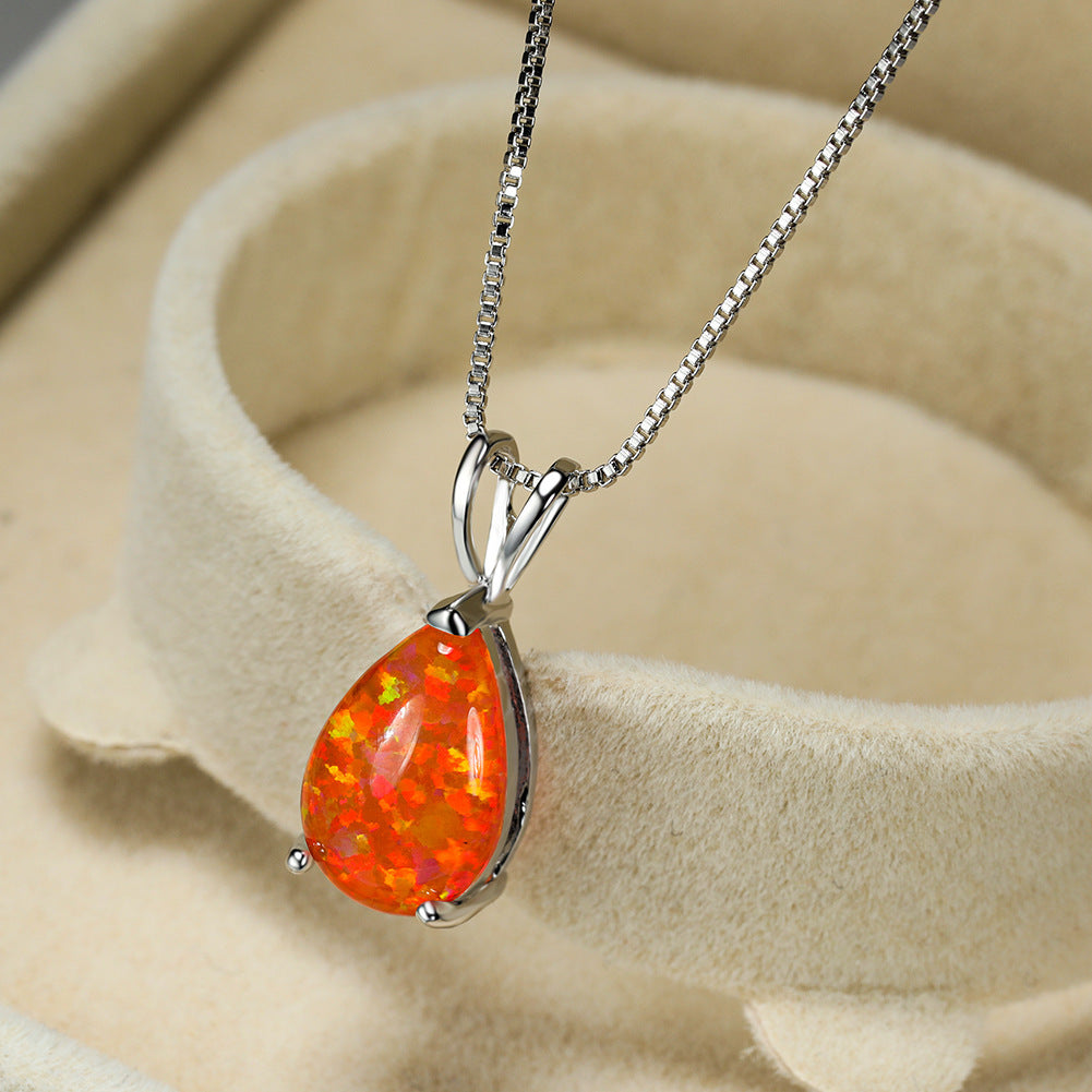 Hot Sale New Fashion Water Drop Necklace Women Brand: aeac