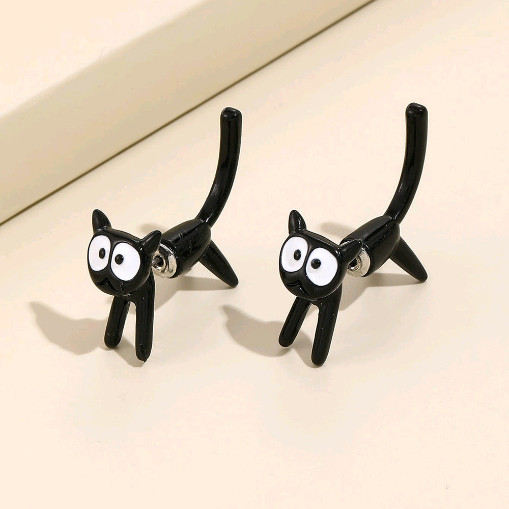 Cute Kitten Simple Earrings Brand: aeac