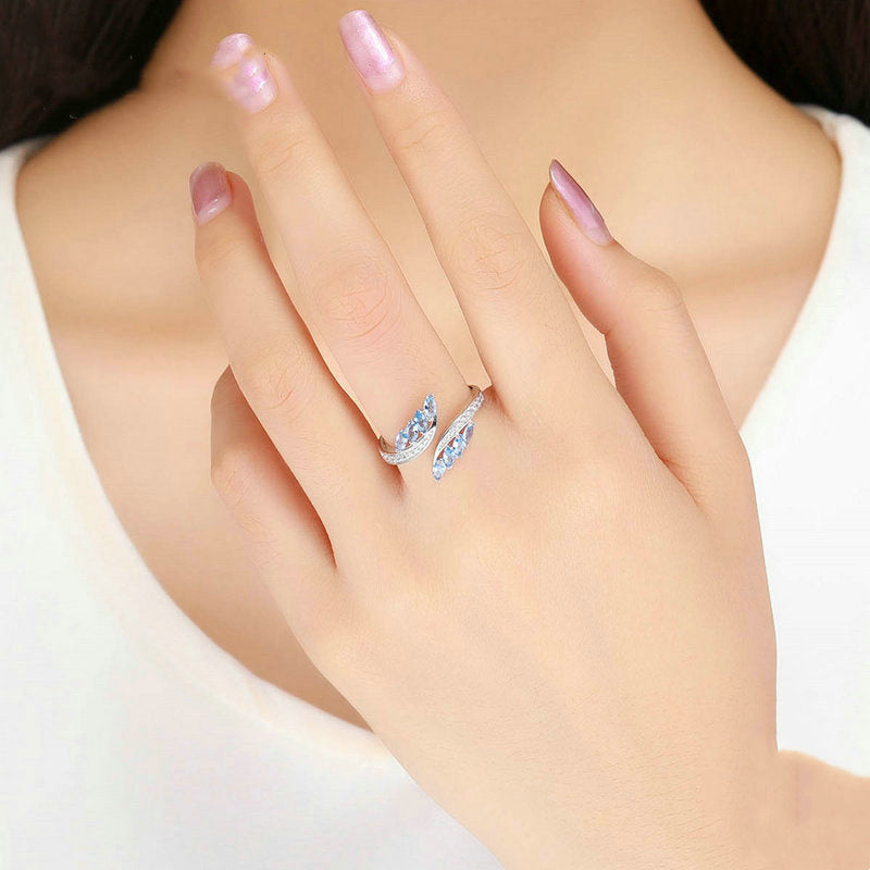 Fashion Silver Irregular Women's Ring Brand: aeac