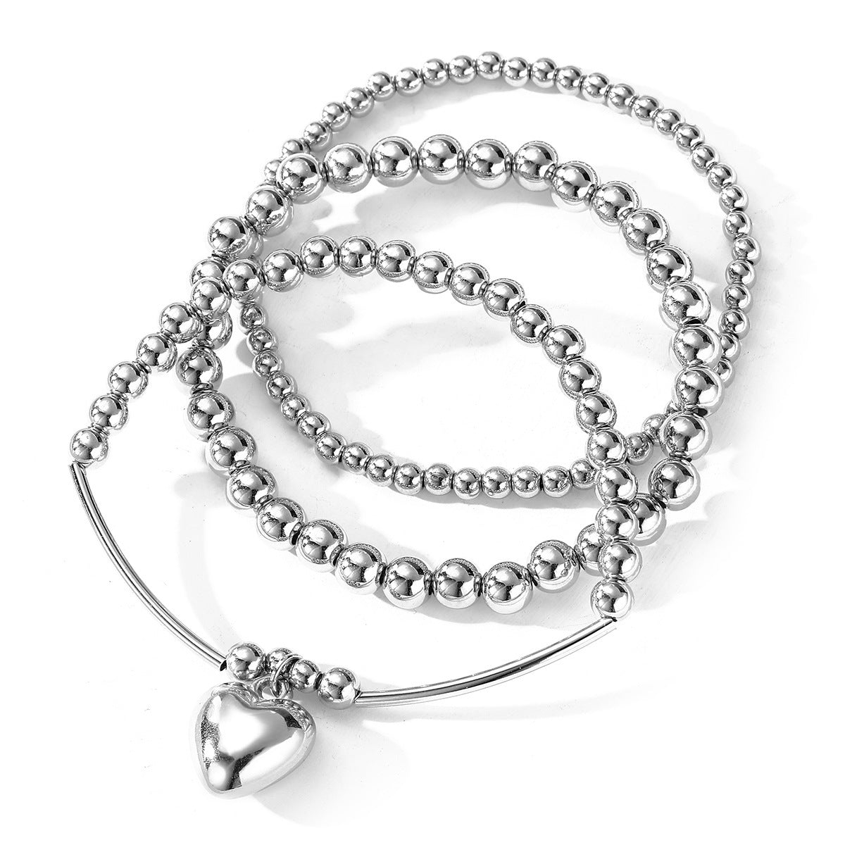 Ball Bracelet 3-piece Set Exaggerated Multi-layer - Saharakart
