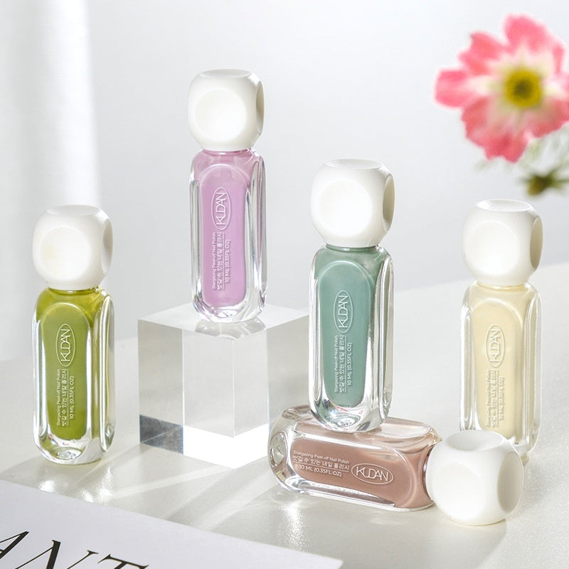 Water-based Nail Polish Peelable Quick-drying Baking-free Long-lasting Summer Macaron Popular Color Brand: aeac