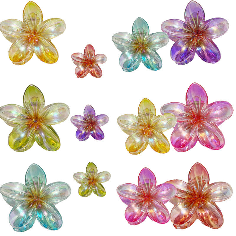 Plating Color Transparent Egg Bauhinia Barrettes Women's Brand: aeac