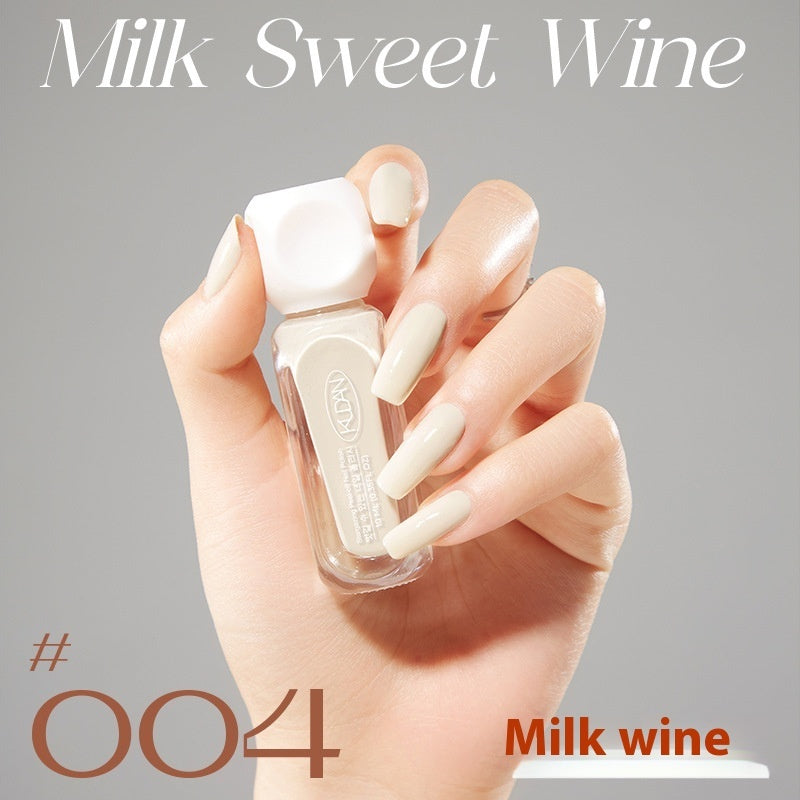 Water-based Nail Polish Peelable Quick-drying Baking-free Long-lasting Summer Macaron Popular Color Brand: aeac