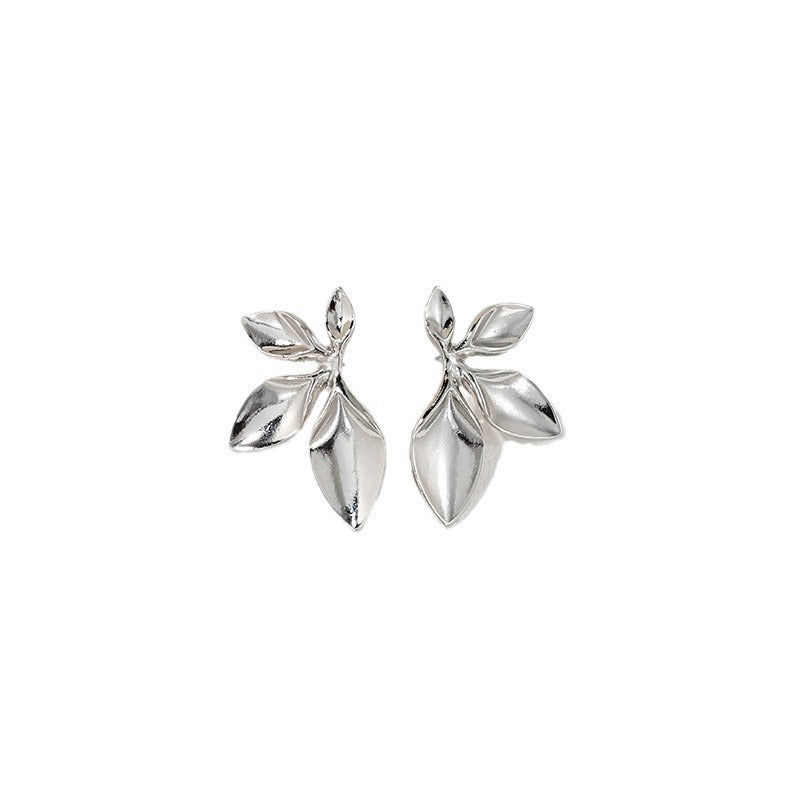 Irregular Metal Flower Women's Earrings Brand: aeac