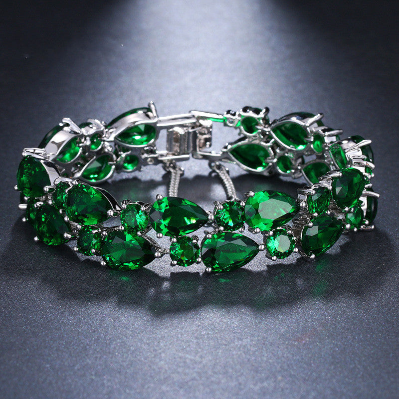 Emmaya Charm Rose White Gold Color Mona Lisa Green Brand: aeac
