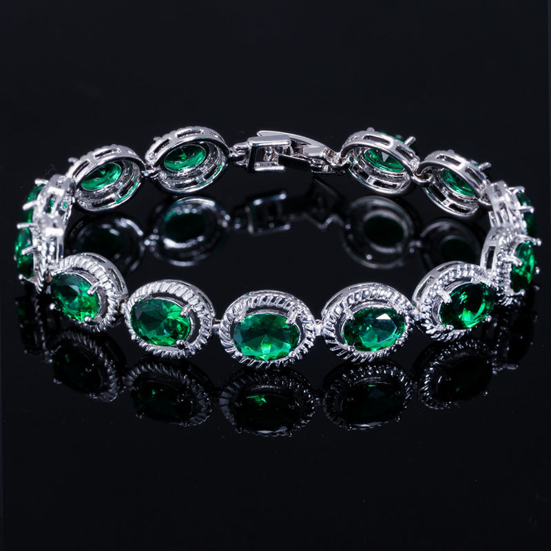 Micro Set Accessory Zircon Bracelet Fashion Classic Brand: aeac