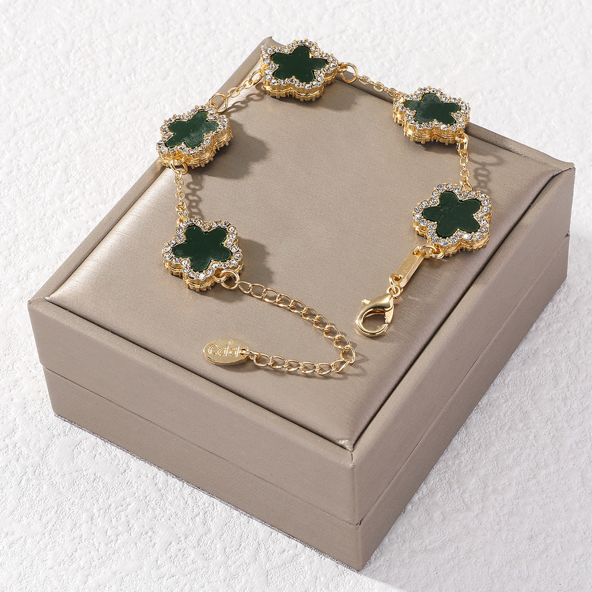 Diamond Star Petal Bracelet – Elegant Fashion Temperament Jewelry for Women Brand: aeac