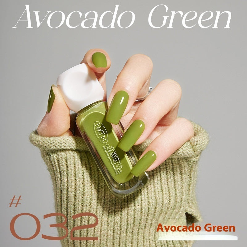 Water-based Nail Polish Peelable Quick-drying Baking-free Long-lasting Summer Macaron Popular Color Brand: aeac