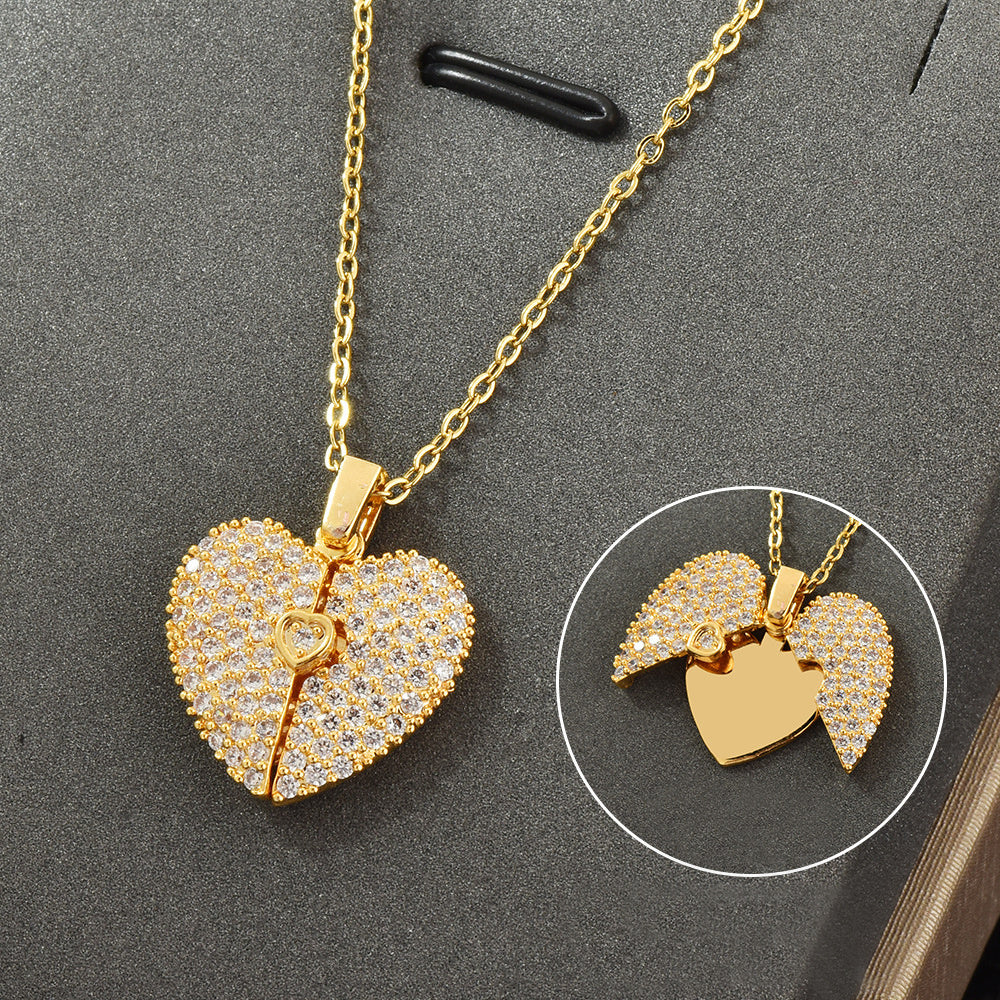 Women's Fashion Zircon Open And Close Clavicle Necklace Brand: aeac