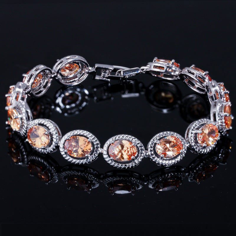 Micro Set Accessory Zircon Bracelet Fashion Classic Brand: aeac