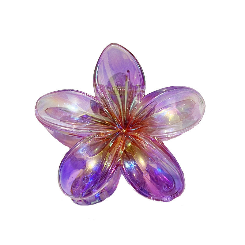 Plating Color Transparent Egg Bauhinia Barrettes Women's Brand: aeac