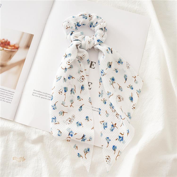 Long Women's Pinched Ponytail Ribbon Headdress Flower Brand: aeac