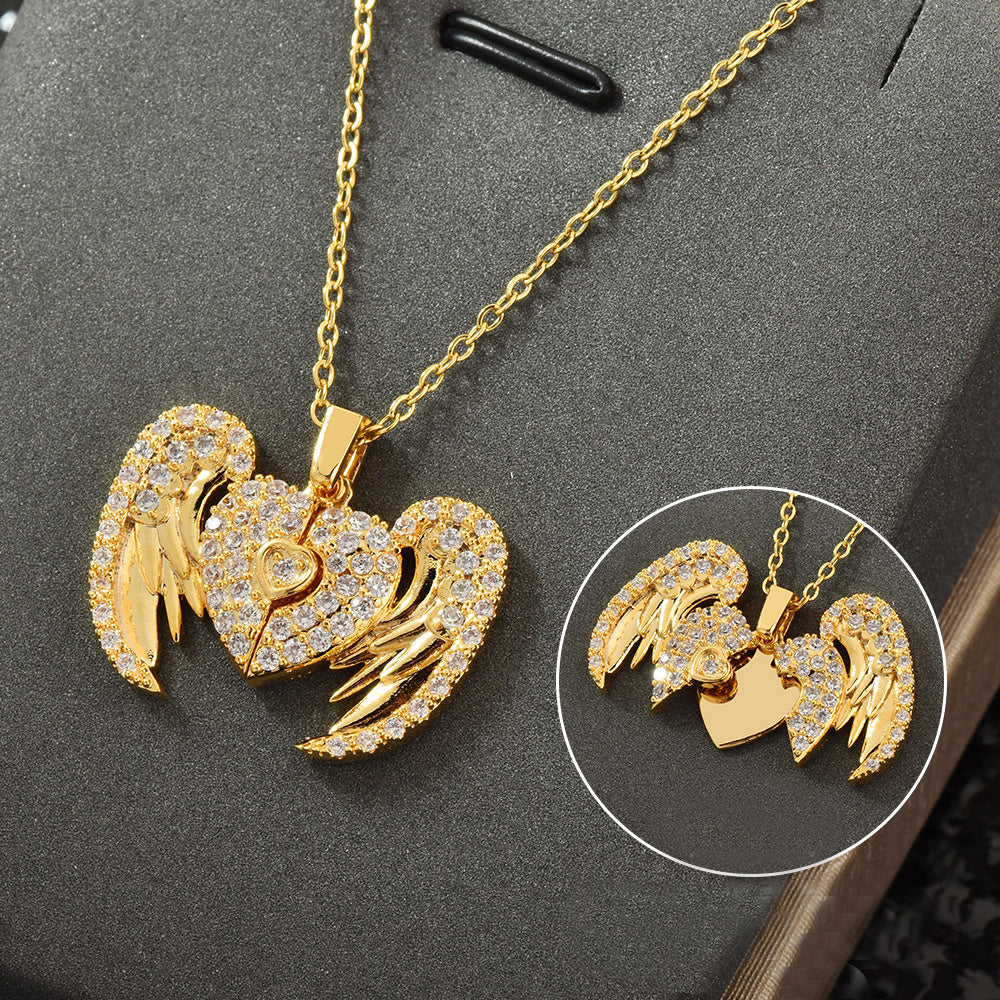 Women's Fashion Zircon Open And Close Clavicle Necklace Brand: aeac