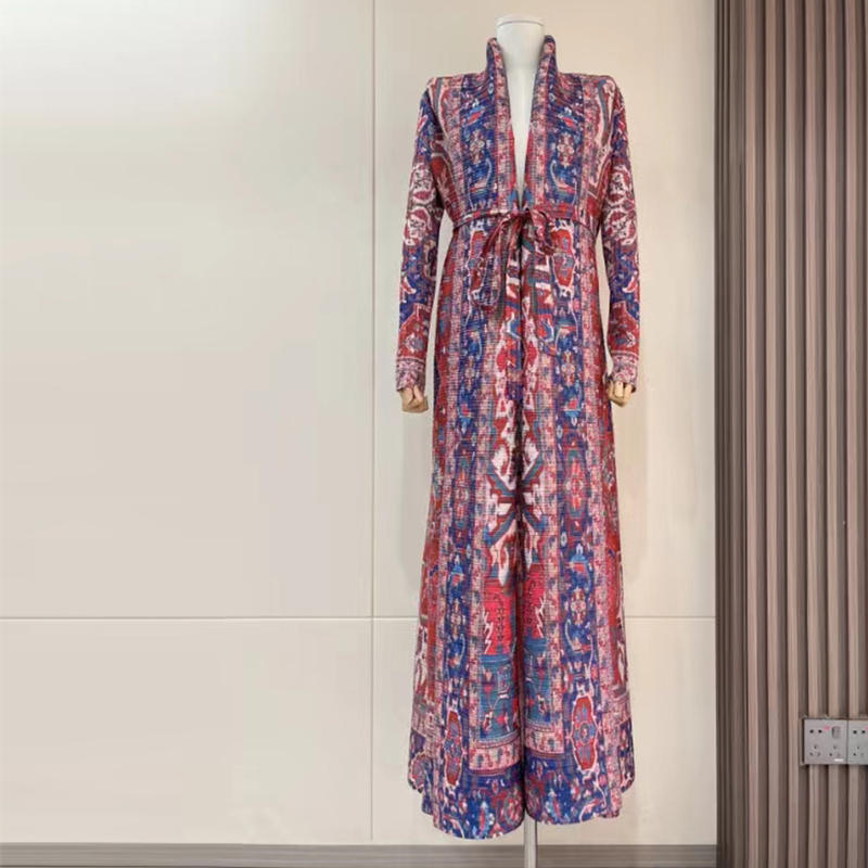 Womens Fashion Dubai Traditional Muslim Abaya Elegant Pleated Skirt Brand: aeac