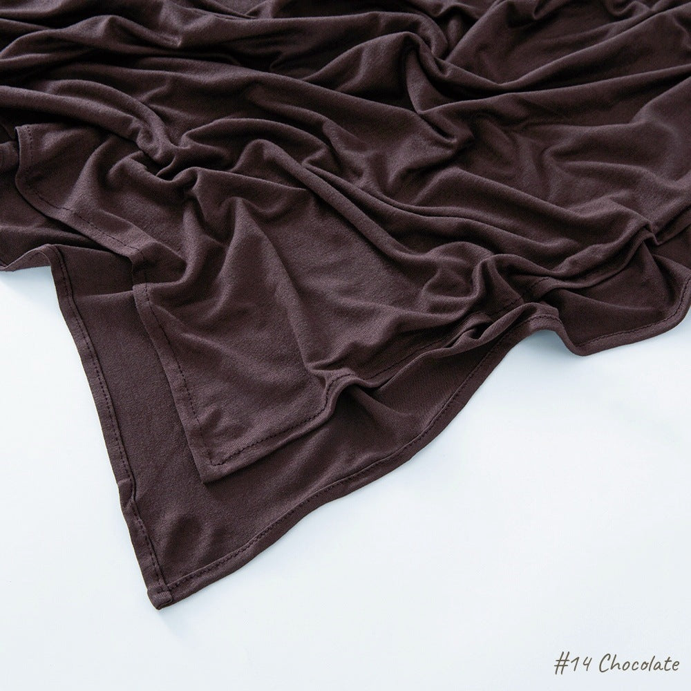 Malaysia Pure Color Modal Curling Mercerized Cotton Scarf Brand: aeac