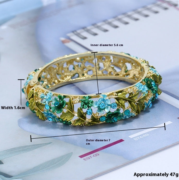 Women's Korean National Style Hollow Painted Bracelet Brand: aeac