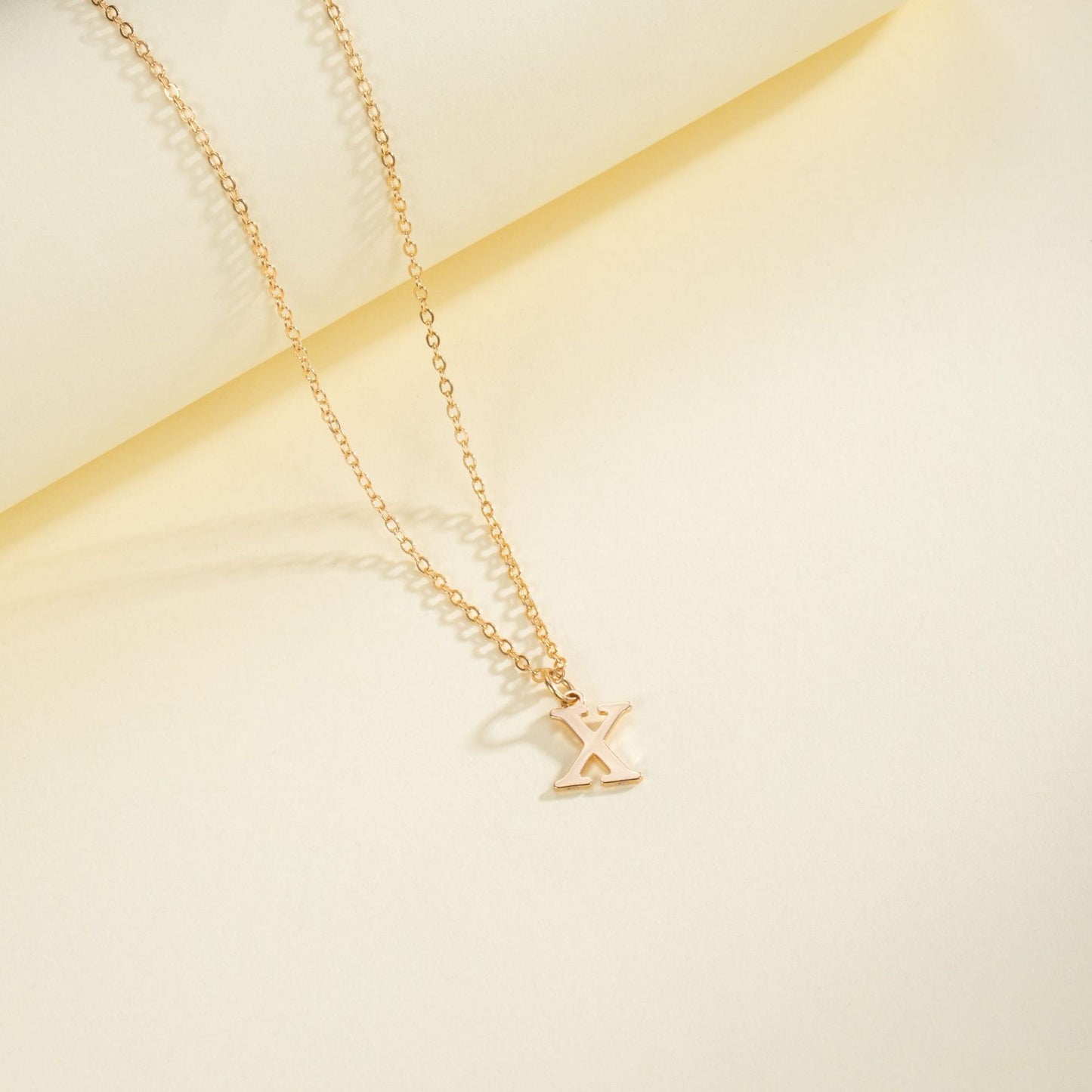 English Letter Necklace Female Personality Brand: aeac