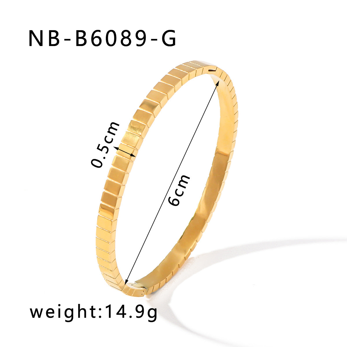 Zircon Titanium Steel Electroplated Bracelet Brand: aeac