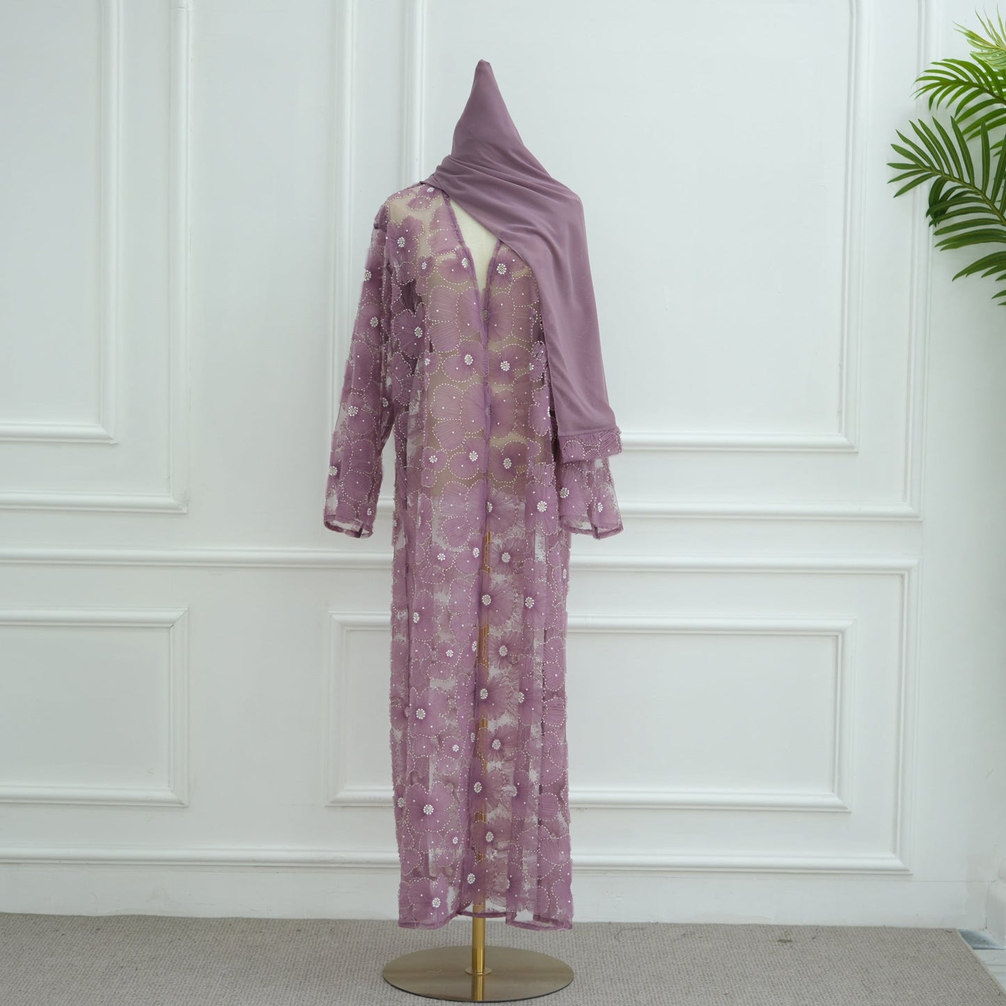 Stylish Casual And Elegant Floral Beaded Cardigan Brand: aeac