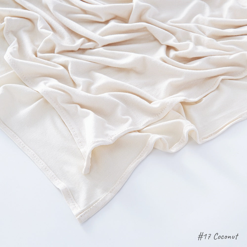 Malaysia Pure Color Modal Curling Mercerized Cotton Scarf Brand: aeac