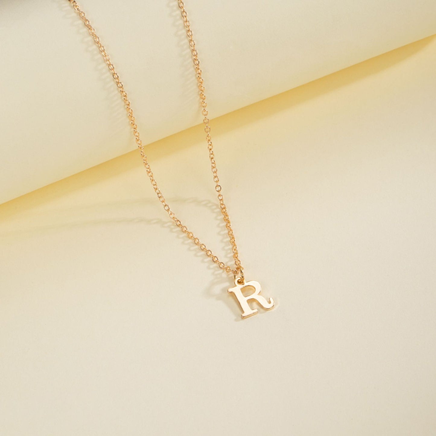 English Letter Necklace Female Personality Brand: aeac
