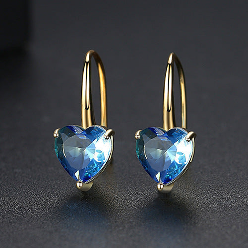 Copper Inlaid Crystal Ear Jewelry Fashion Korean Style Brand: aeac