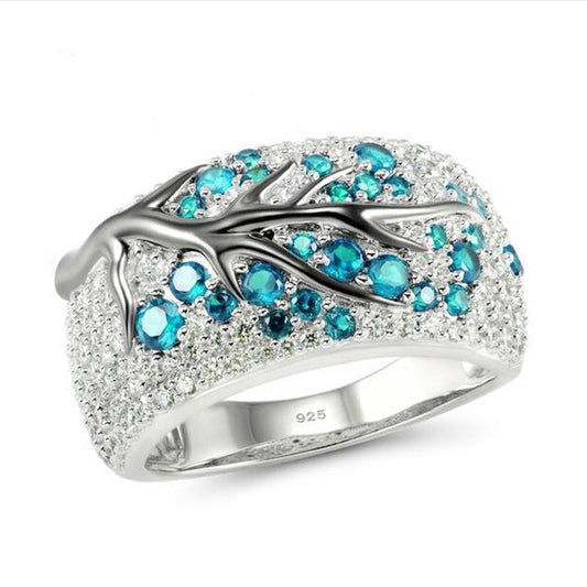 Forest Department Vintage Old Handmade Drip Glaze Design Leaf Twig Ring Brand: aeac