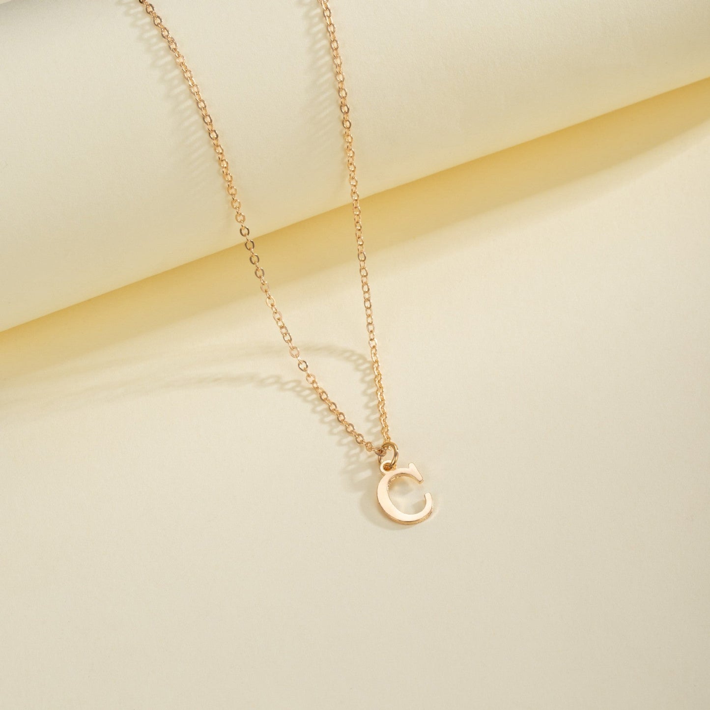 English Letter Necklace Female Personality Brand: aeac