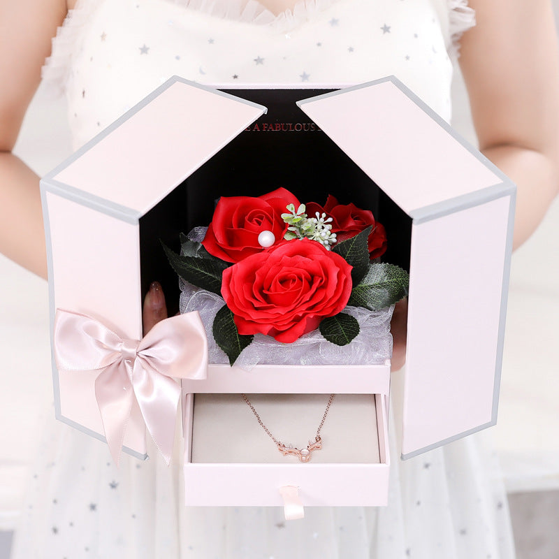 Creative Rose JewelryGift Box  For Christmas And Valentine's Day Brand: aeac