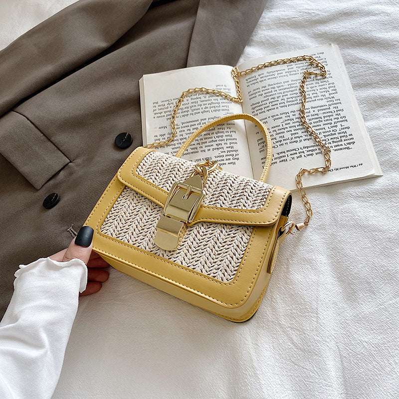 Women'S Ins Straw Woven Portable Small Bag Brand: aeac