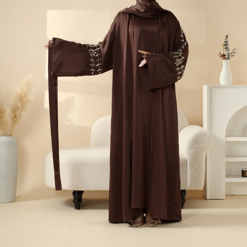 Fashionable Womens Elegant Robe Two-Piece Set Brand: aeac