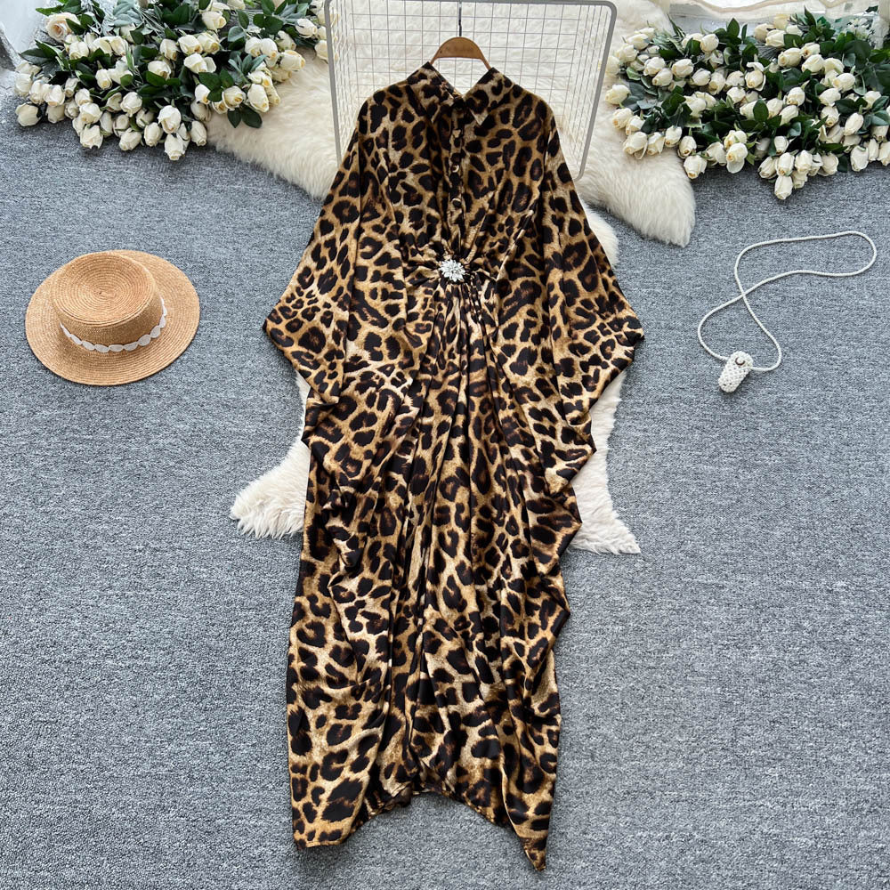 Resort-Style Printed Patchwork Dress For Women Brand: aeac