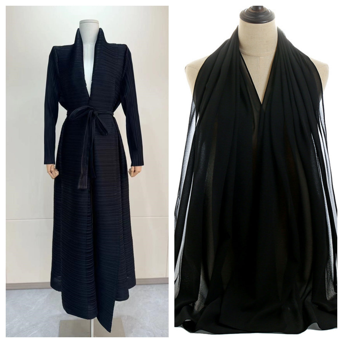 Dubai Abaya Women's Clothing Issey Miyake Pleats Women's Elegant Attire Brand: aeac