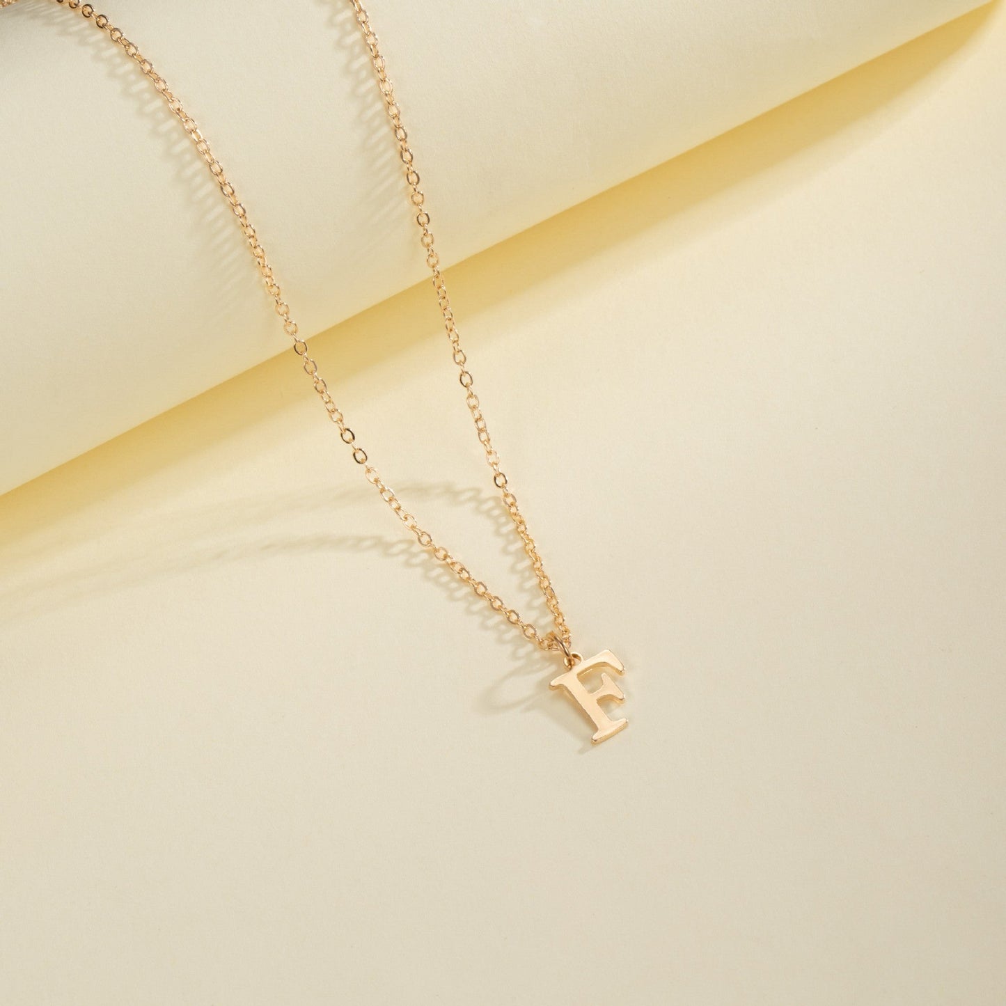 English Letter Necklace Female Personality Brand: aeac
