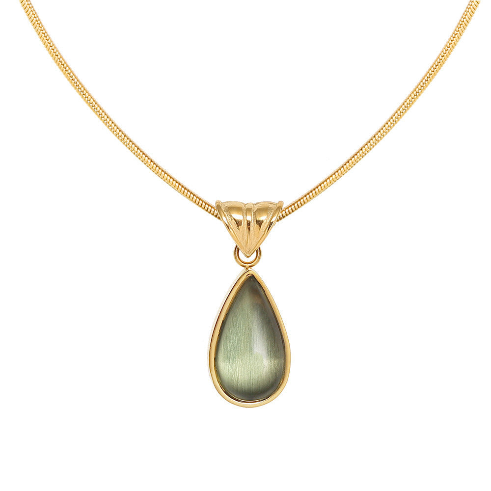 Water Drop Blue Ocean Necklace Brand: aeac