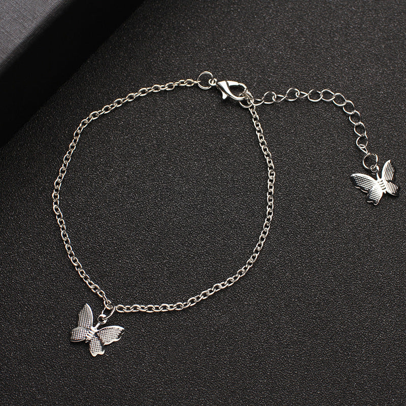 Women's Lightweight Metal Butterfly Anklet Brand: aeac