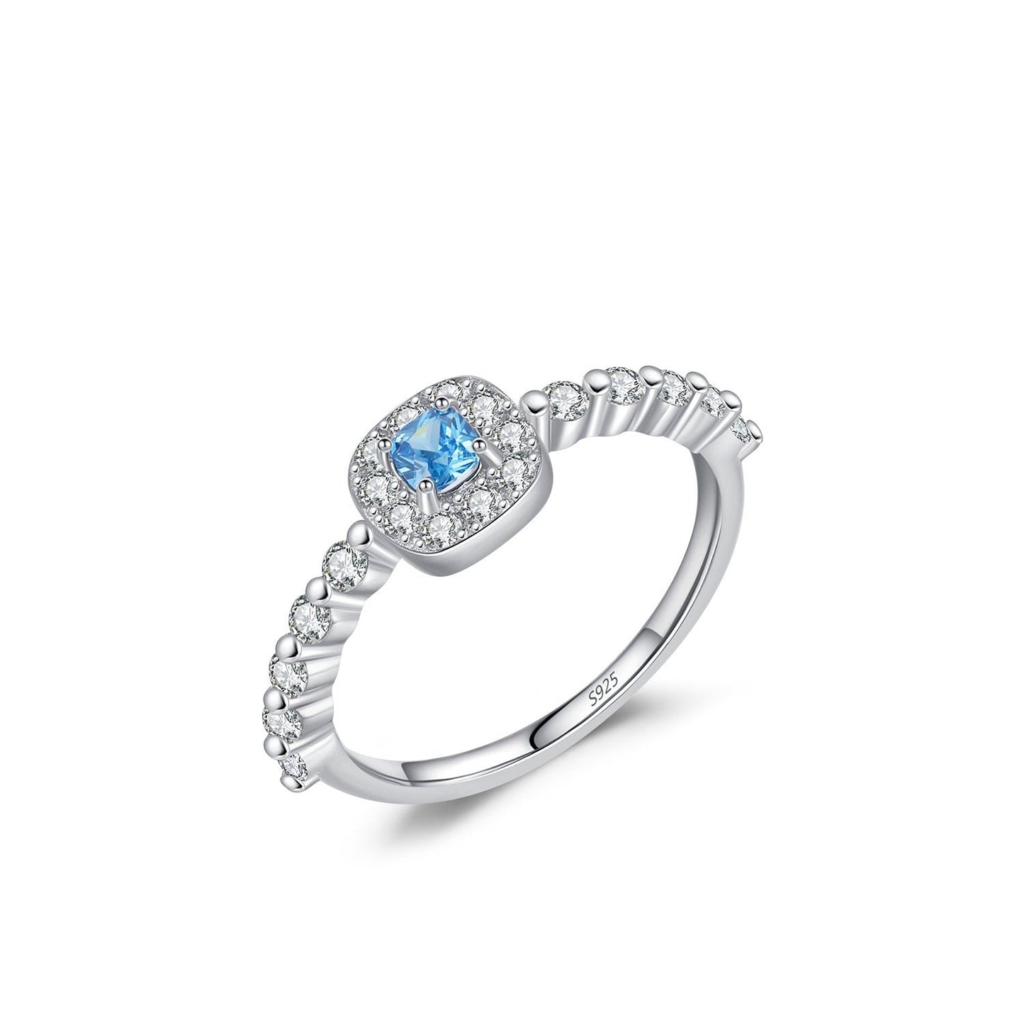 Women's Sterling Silver Crystal Ring Brand: aeac
