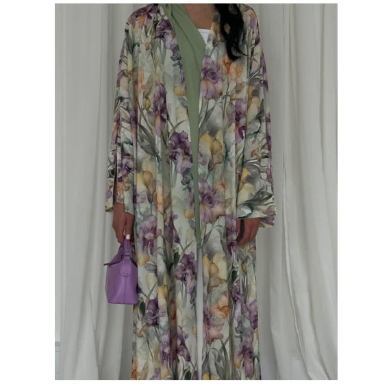 Fashionable Floral-print Long Womens Dress Brand: aeac