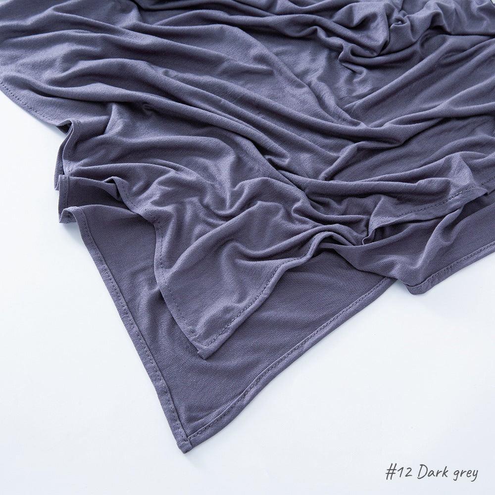 Malaysia Pure Color Modal Curling Mercerized Cotton Scarf Brand: aeac