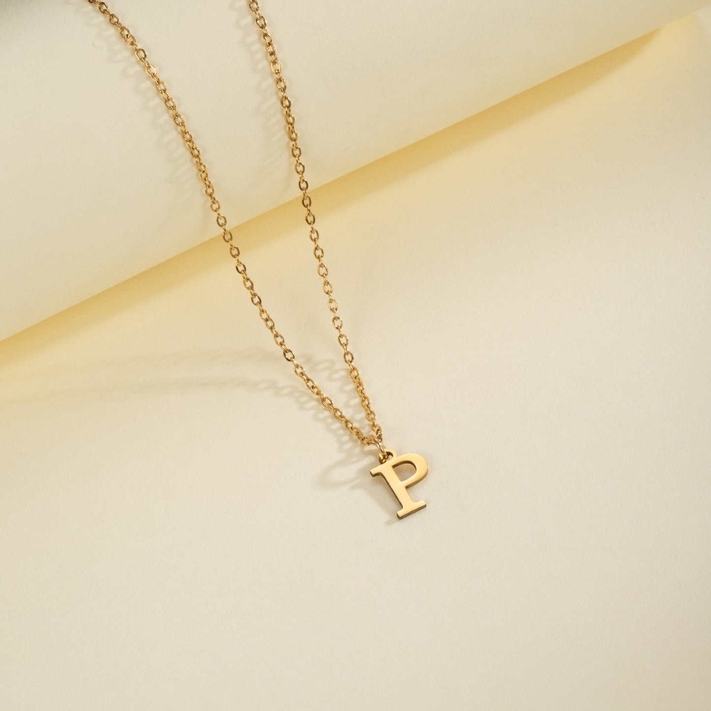 English Letter Necklace Female Personality Brand: aeac
