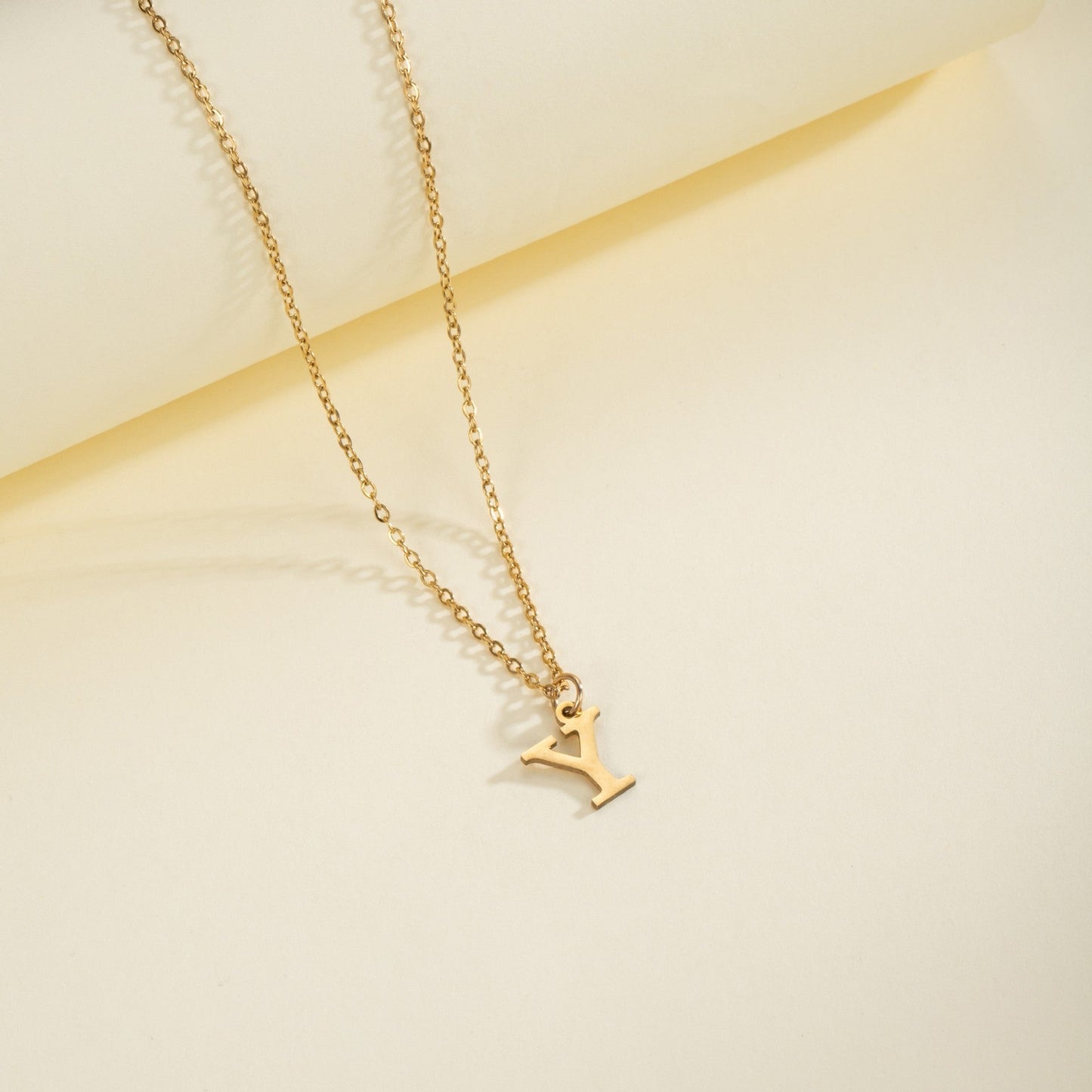 English Letter Necklace Female Personality Brand: aeac