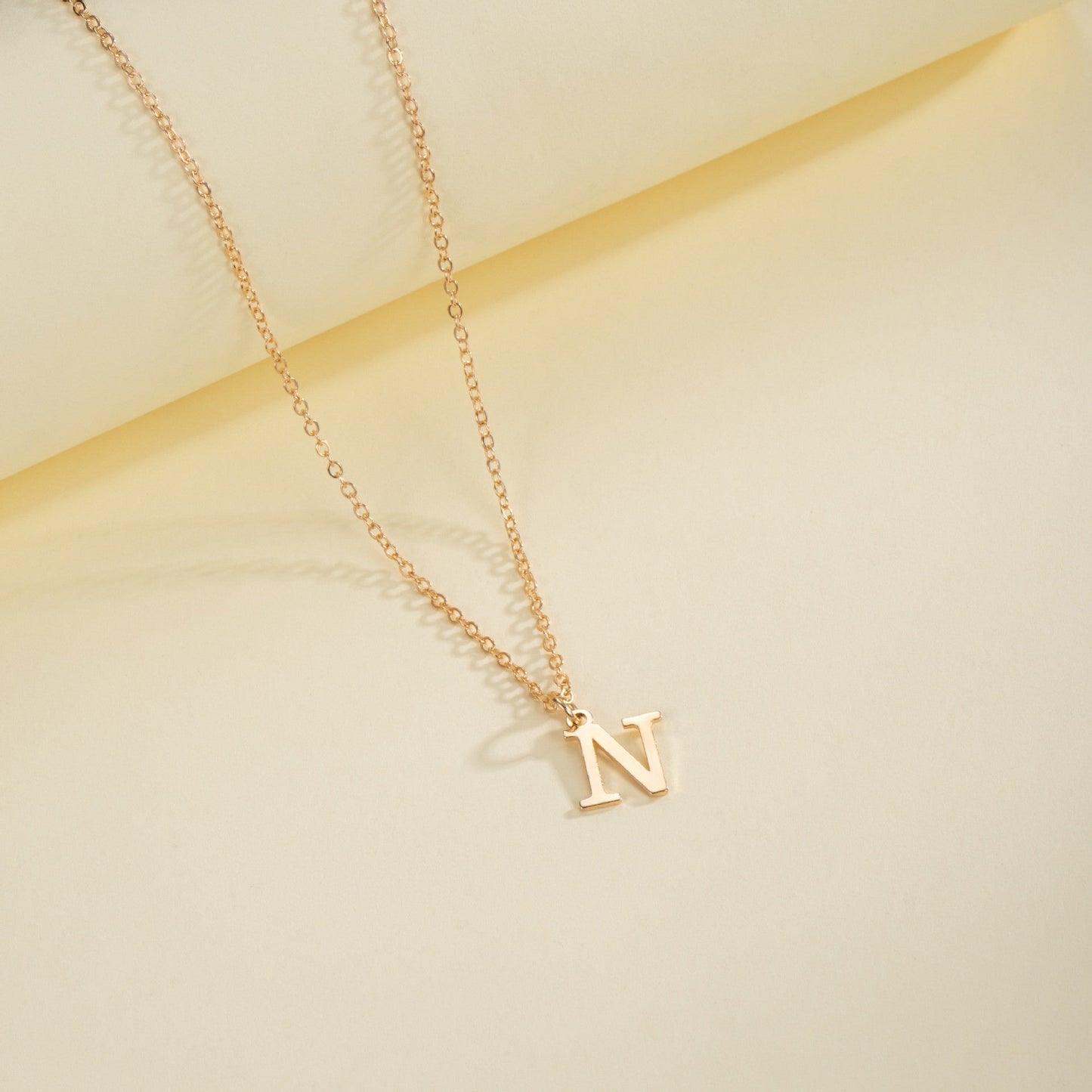 English Letter Necklace Female Personality Brand: aeac