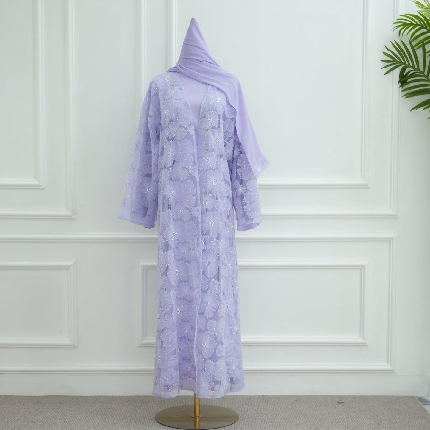 Stylish Casual And Elegant Floral Beaded Cardigan Brand: aeac
