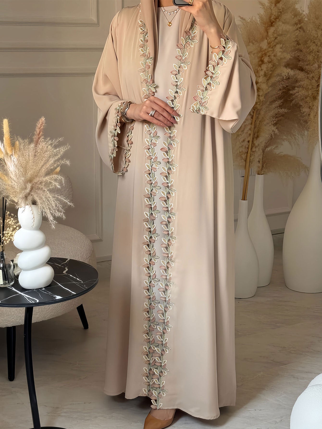 Women's Loose Fashionable Elegant Lace Robe Dress Brand: aeac