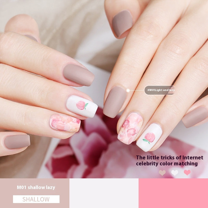 Temperament Scrub Durable Nail Polish Brand: aeac