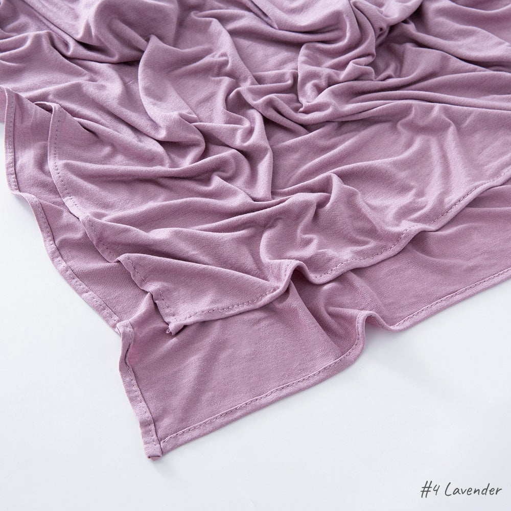 Malaysia Pure Color Modal Curling Mercerized Cotton Scarf Brand: aeac