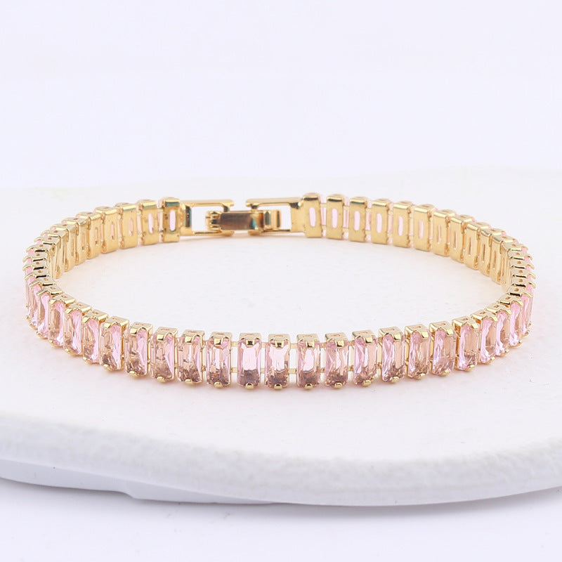 Lady's Bracelet INS Style Genuine Zircon Bracelet Brand: aeac