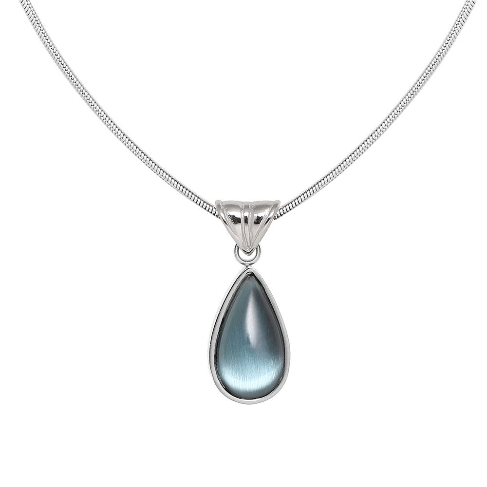 Water Drop Blue Ocean Necklace Brand: aeac