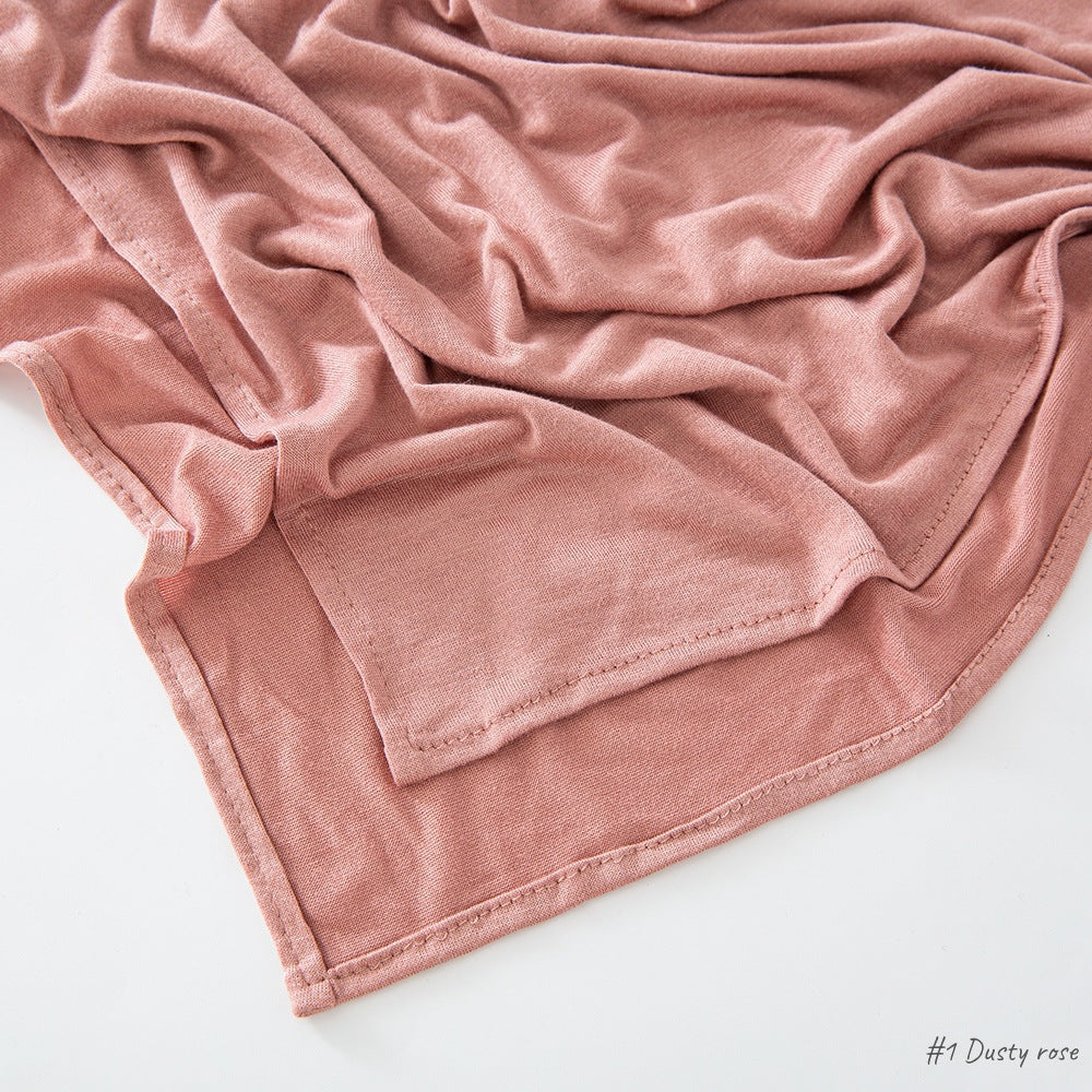 Malaysia Pure Color Modal Curling Mercerized Cotton Scarf Brand: aeac