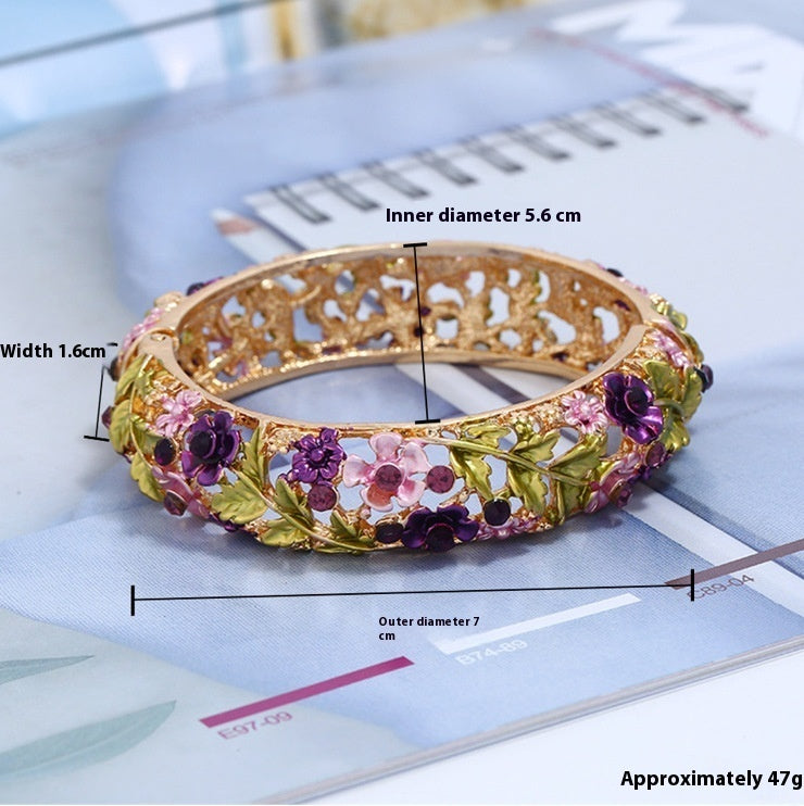 Women's Korean National Style Hollow Painted Bracelet Brand: aeac